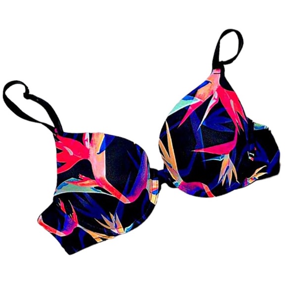 Victorias Secret Push Up Bra Tropical size 34C‎ wear everywhere push up intimate - Picture 1 of 8